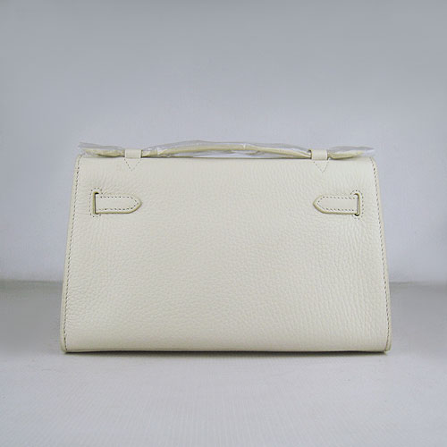 AAA Hermes Kelly 22 CM France Leather Handbag Beige H008 On Sale